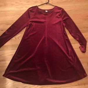 Women’s velvet dress